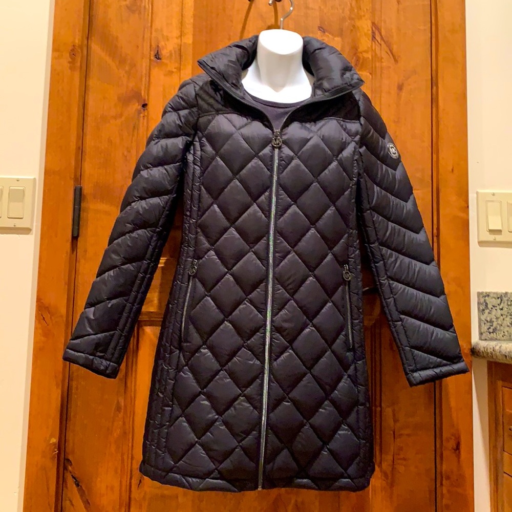 MICHAEL Michael Kors Packable Down Coat Long Black NWOT